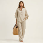 Zerah | Linen Two-Piece Set for Women