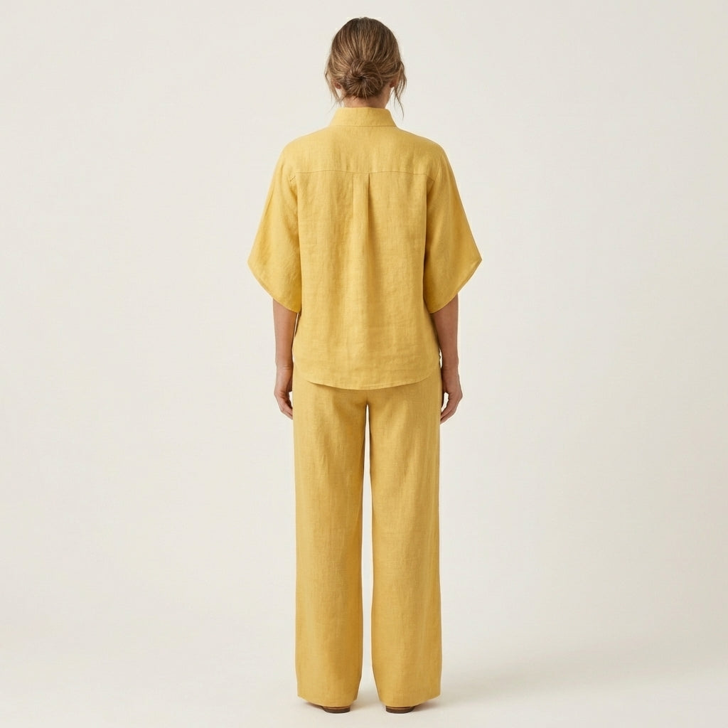 Zerah | Linen Two-Piece Set for Women