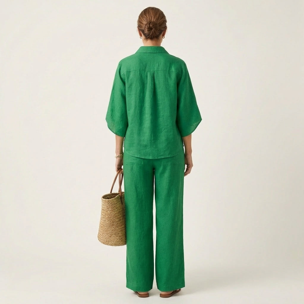 Zerah | Linen Two-Piece Set for Women