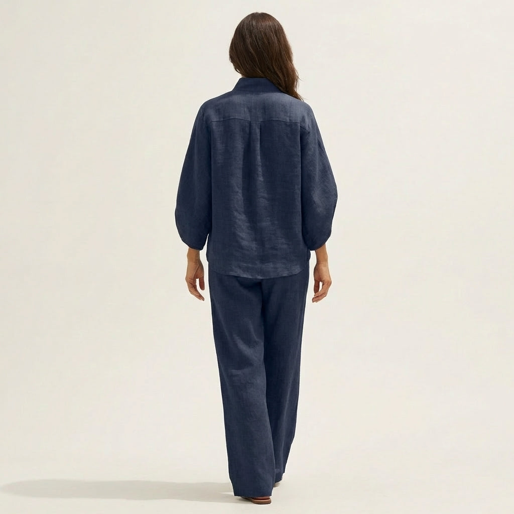 Zerah | Linen Two-Piece Set for Women