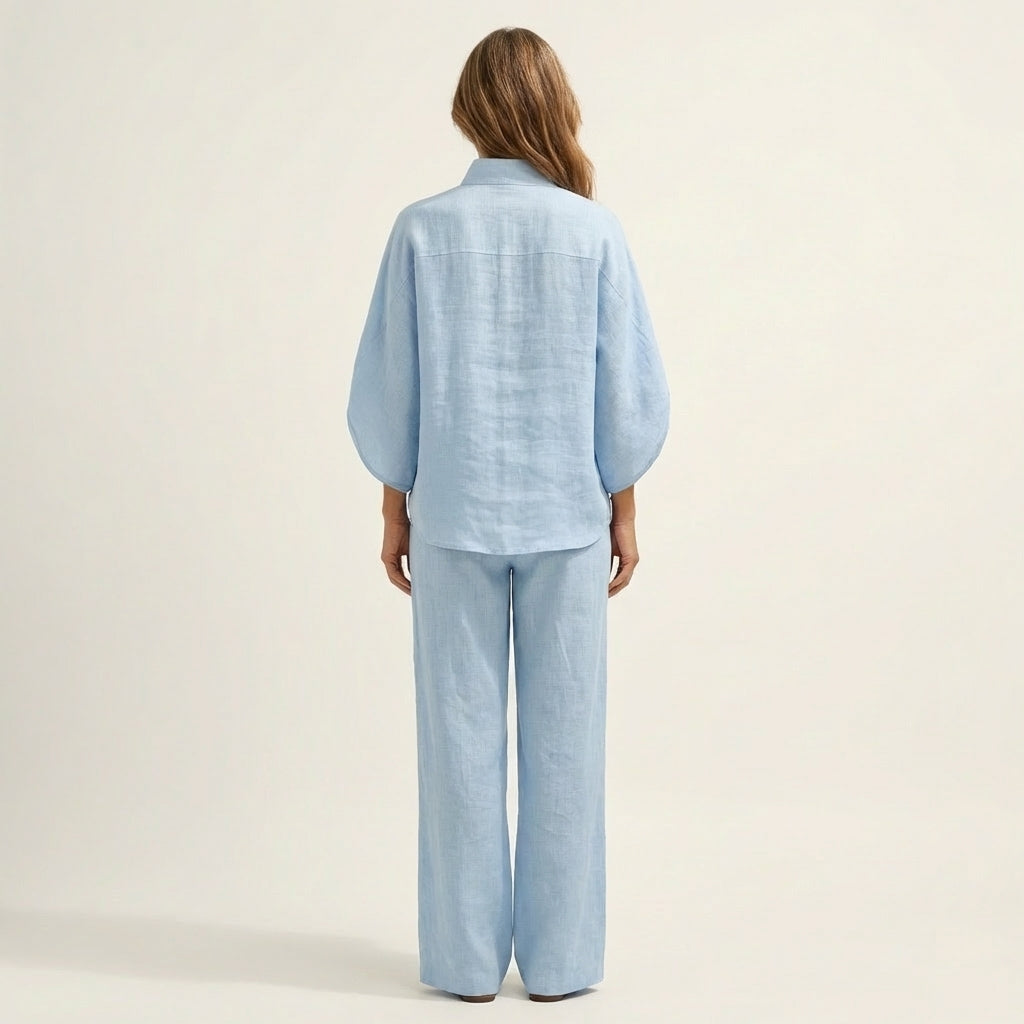 Zerah | Linen Two-Piece Set for Women