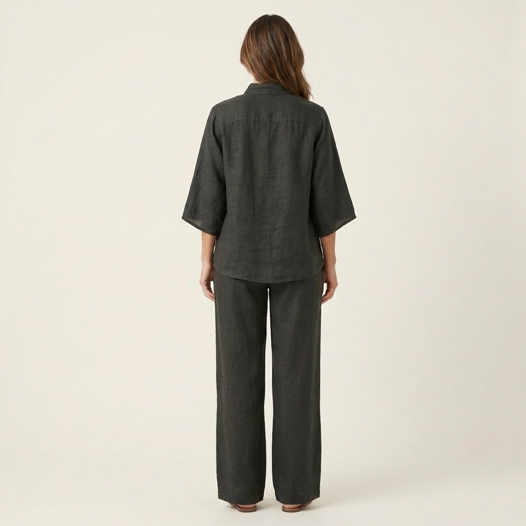 Zerah | Linen Two-Piece Set for Women